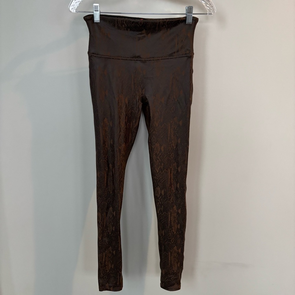 Spanx High‎ Waist Snake Print Leggings Size M